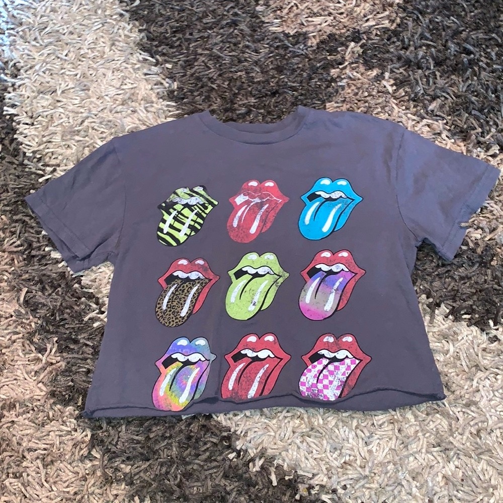 Rolling Stones cut off TShirt XS good cond